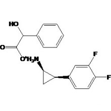 (1R, 2S) -2- (3, 4-Difluorofenil) ciclopropanaminium (2R) -Hidroxi (fenil) etanoato Nº CAS 376608-71-8